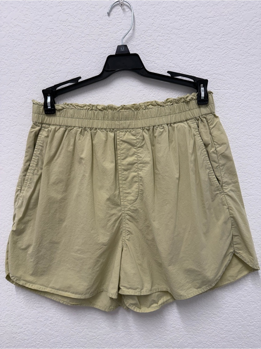 Madewell Light Olive Pull On Shorts